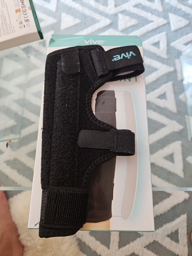Vive Boxer Splint 7.75" Fits Right Or Left Hand Black Open Box New - Picture 3 of 5