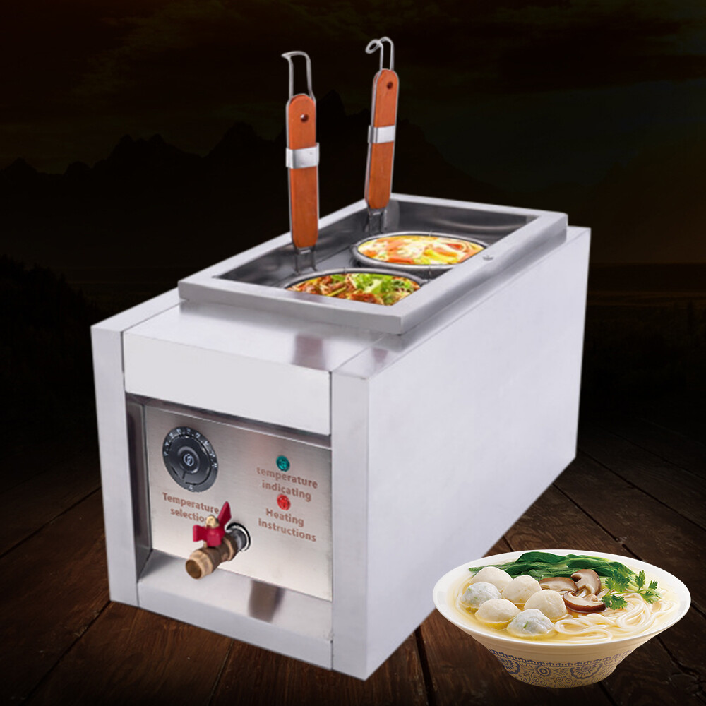 2-Basket Electric Pasta Cooker 2KW Commercial Noodle Machine  