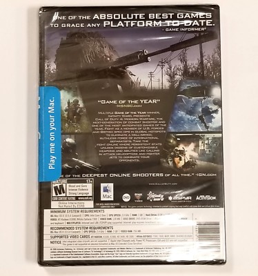 Call of Duty 4: Modern Warfare for Apple Mac 618870117607|