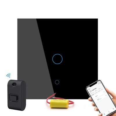 Smart Lichtschalter Tuya/SmartLife App Fernbedienung Wireless Kinetic Fob Switch