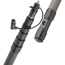 K-Tek KP9CCR 9' KlassicPro Graphite 6-Section Boompole with Internal XLR Cable