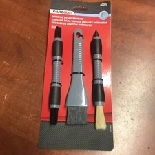 New OEM AutoCraft AC202 Vehicle 3-Piece Detailing Cleaning Brush Tool Set Kit