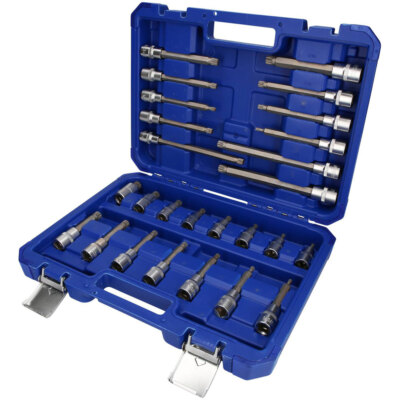 Brilliant Tools BT022026 Bit Set 26-Piece 1/2'' Drive Durable Steel