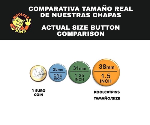 BEETLEJUICE button badge magnet clip chapa imán pin 38mm 1.5 Inch BITELCHUS - Imagen 4 de 14
