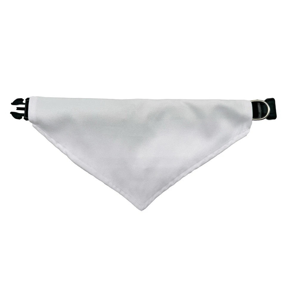 Pañuelo de transferencia de sublimación en blanco para mascotas cachorro bufanda lavable ajustable L 15 un. Foto 2 de 4