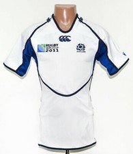 SCOTLAND TEAM 2011 WORLD CUP RUGBY UNION SHIRT CANTERBURY SIZE M ADULT