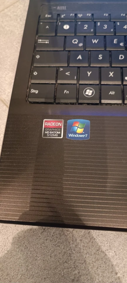 Asus X53b AMD E 450 - 500GB HDD - Windows 10 - Notebook/ Laptop - Bild 4 von 4