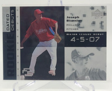 2007 UD Future Stars Rookie Dated Debut #RD-BI Joseph Bisenius - Phillies