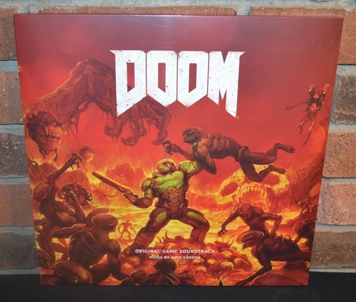 DOOM - GAME SOUNDTRACK, Limited 2LP 1st Press 180G RED VINYL New & Sealed!
