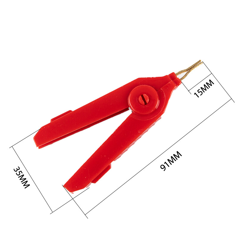 2pcs/set LCRPlated Copper Alligator Clip Kelvin Four Clip Duckbill