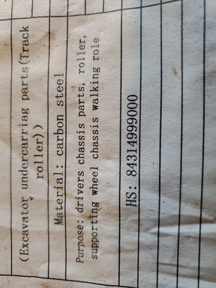 Rodillo inferior de excavadora Track Fulian para equipo pesado Yanmar YB351 Foto 2 de 4