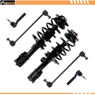 For Chevrolet Malibu Pontiac G6 04-2012 Front Struts Sway Bar Outer Tie Rods Kit
