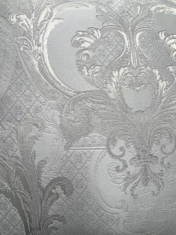 Cushion Covers Grey Silver - Set of 4 Damask Epitome Luxury Gainsborough 45x45cm - Image 4 of 4