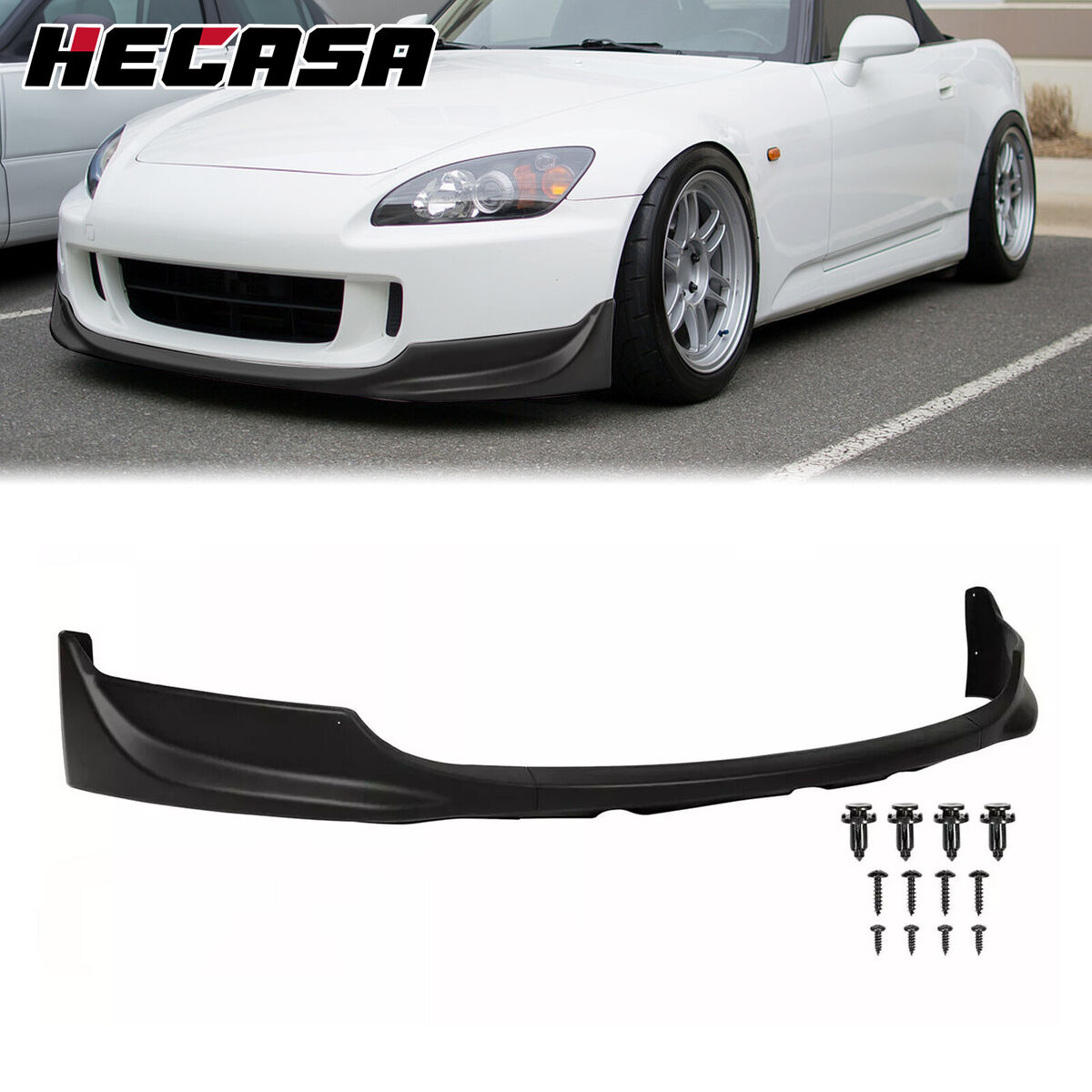 Fit Honda S2000 AP2 2004-09 Black Factory Style Front Bumper Fit Honda S2000 AP2 2004-09 Black Factory Style Front Bumper