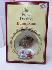 Vintage Royal DOULTON Bunnykins Dish Set 3 Piece Children  s Cottontail Signed