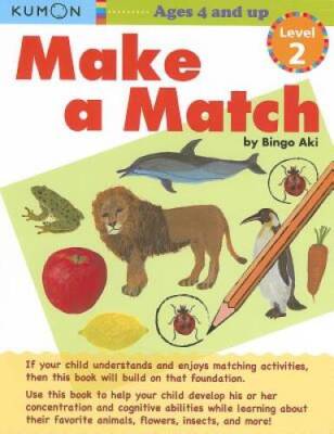 Kumon Make a Match: Level 2 - Paperback By Kumon Publishing - GOOD