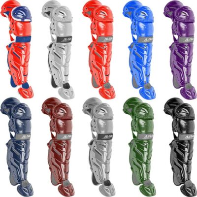 Garde-jambes Catcher Baseball All-Star Seven 7 15,5 Pouces - LG30PRO - Bleu