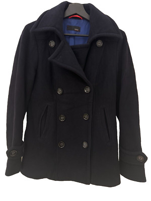 Cinque Damen Jacke Mantel Gr. 38 M Schwarz Top Zustand mit schöner Knopfleiste