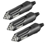 3X 12V ZigarettenanzüNder Stecker M. Sicherung LED Auto Zigaretten-AnzüNder