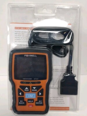FOXWELL NT301 Car OBD2 Scanner Check Engine Fault Code Reader Diagnostic Tool