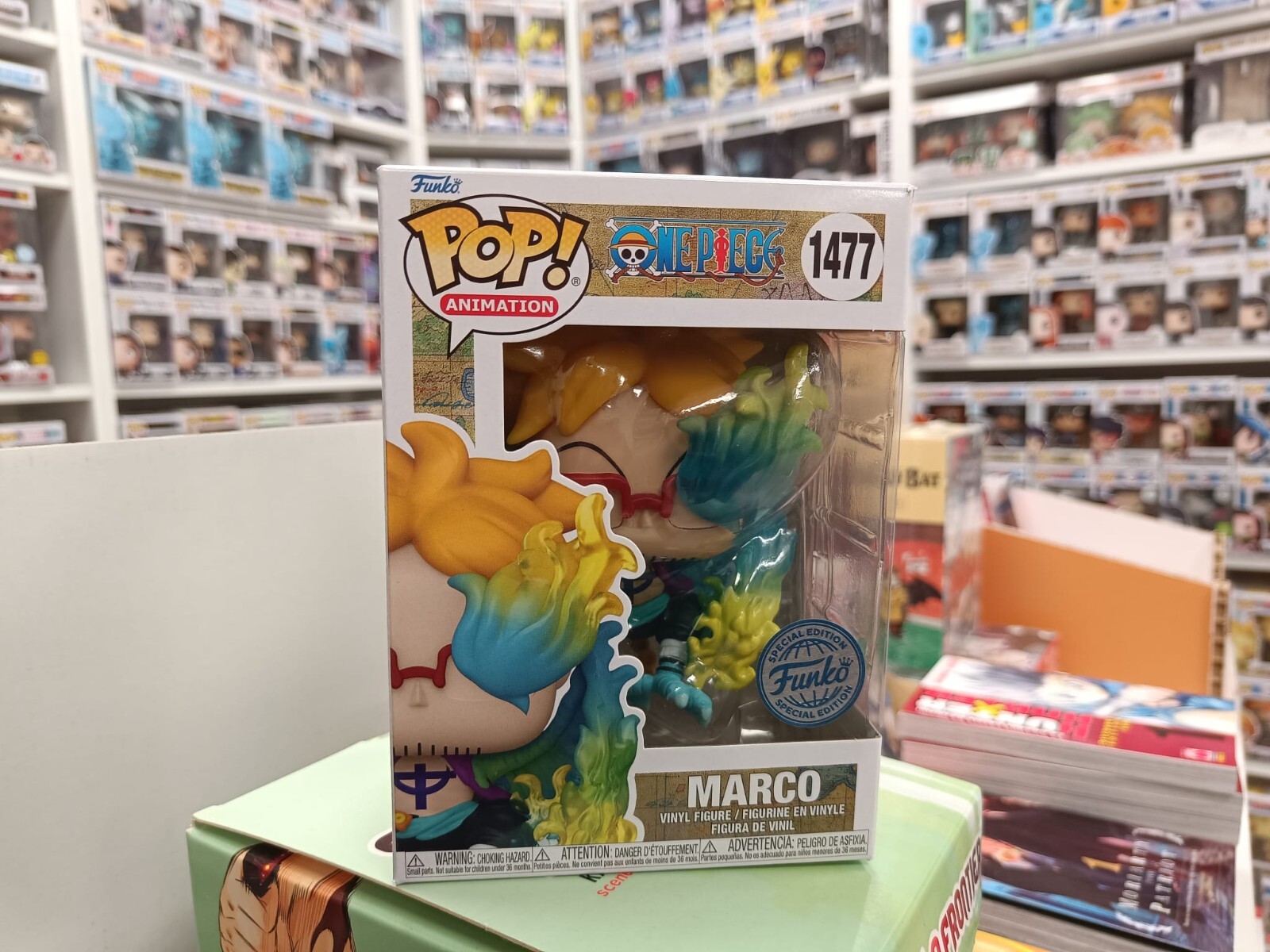 FUNKO POP MARCO 1477 - ONE PIECE SPECIAL EDITION ORIGINAL VINYL + PROTECTOR