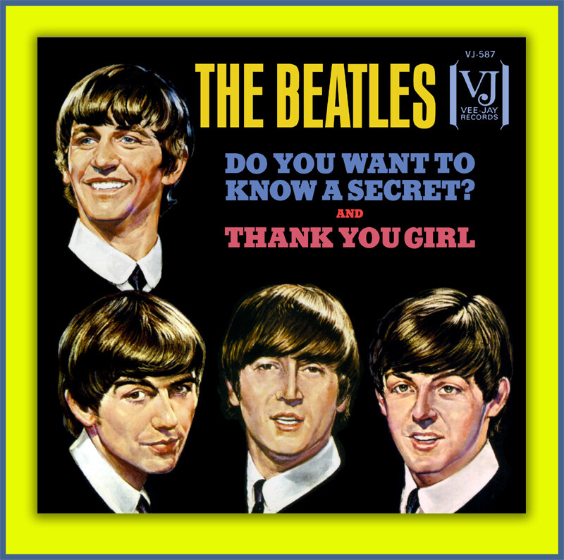 The Beatles - Do You Want To Know A Secret - 45 Pic Sleeve #2- No