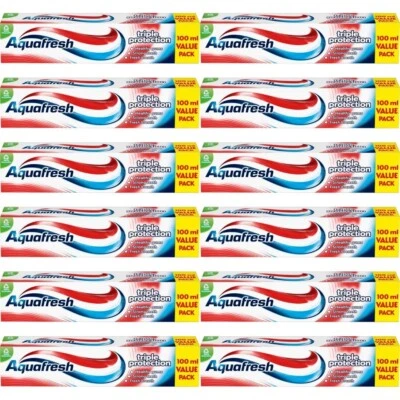 Aquafresh Triple Protection Toothpaste 100ml x 12
