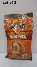 Lot Of 3 HotHands Hand Warmer 10 Pair Value Pack Piece -10 Hour Chemical Packets
