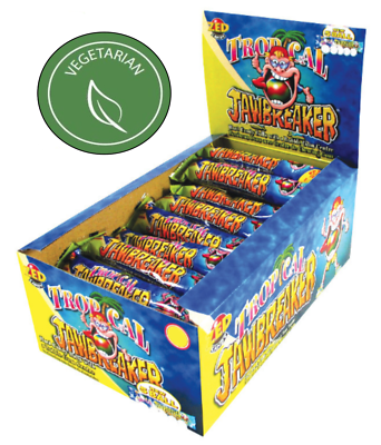 ZED CANDY - Tropical JawBreakers VEGETARIAN HALAL Retro Sweets | eBay