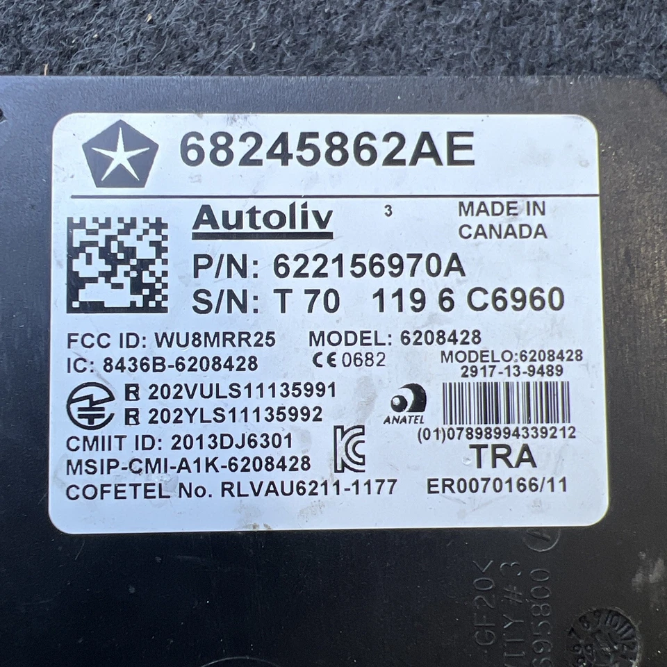 15-18 Dodge Challenger SRT/ 2014-Charger Blind Spot Detection Module LH / RH OEM - Image 3 of 4
