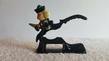 Nut Cracker Soldier King Cast Iron Small Not Old Modern Classic Reproduction
