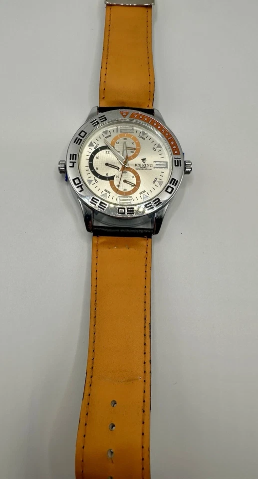 Relojes Ice King Doble Cara Negro Y Naranja Foto 4 de 4