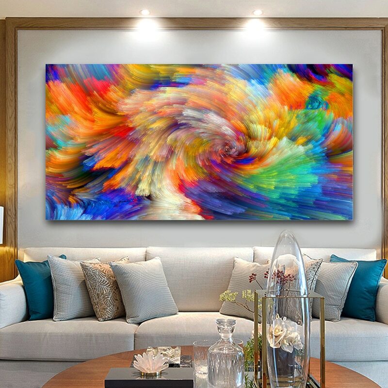 Picture Of Chanel Colorful Picture Canvas On The Wall Modern Home Room Decor  Picture Posters For