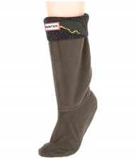 Little Kid Hunter Original Boot Dark Olive Wave Cuff Socks Winter Size XS 5-7