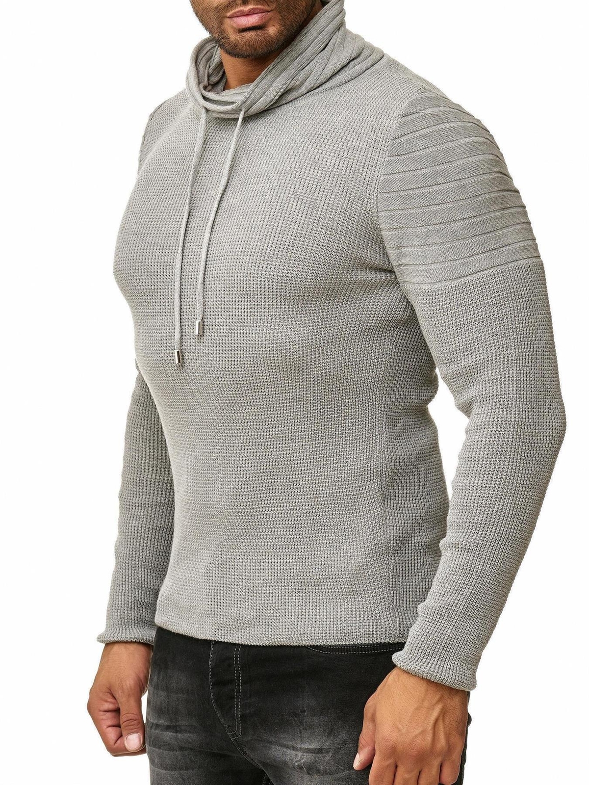 Redbridge Men Knit Sweater Pullover Knit Sweatshirt Turtleneck image 5