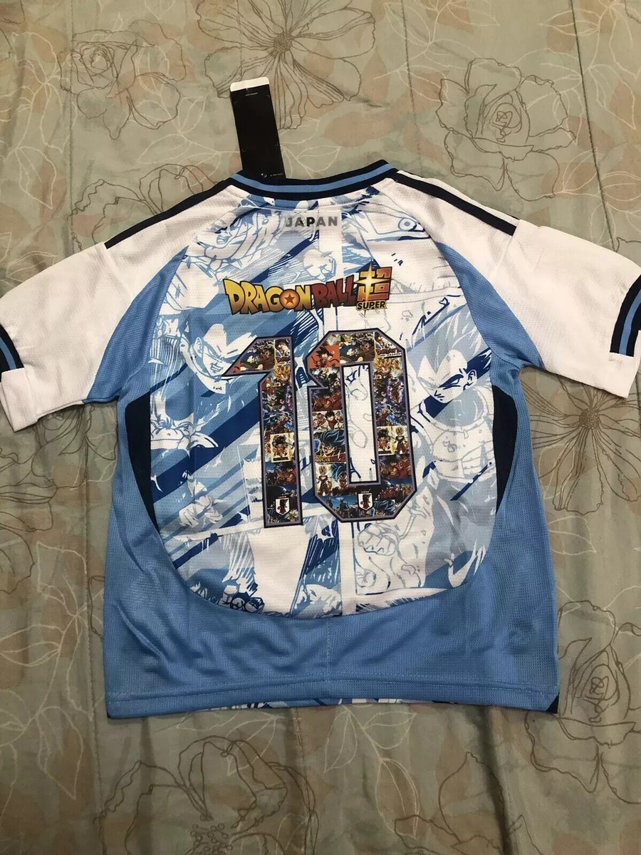 Japan Soccer Jersey Anime Goku #10 Dragon Ball Concept Edition