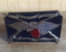 Bergamot Brassworks 1976 Our American Heritage, The Second Amendment Belt Buckle