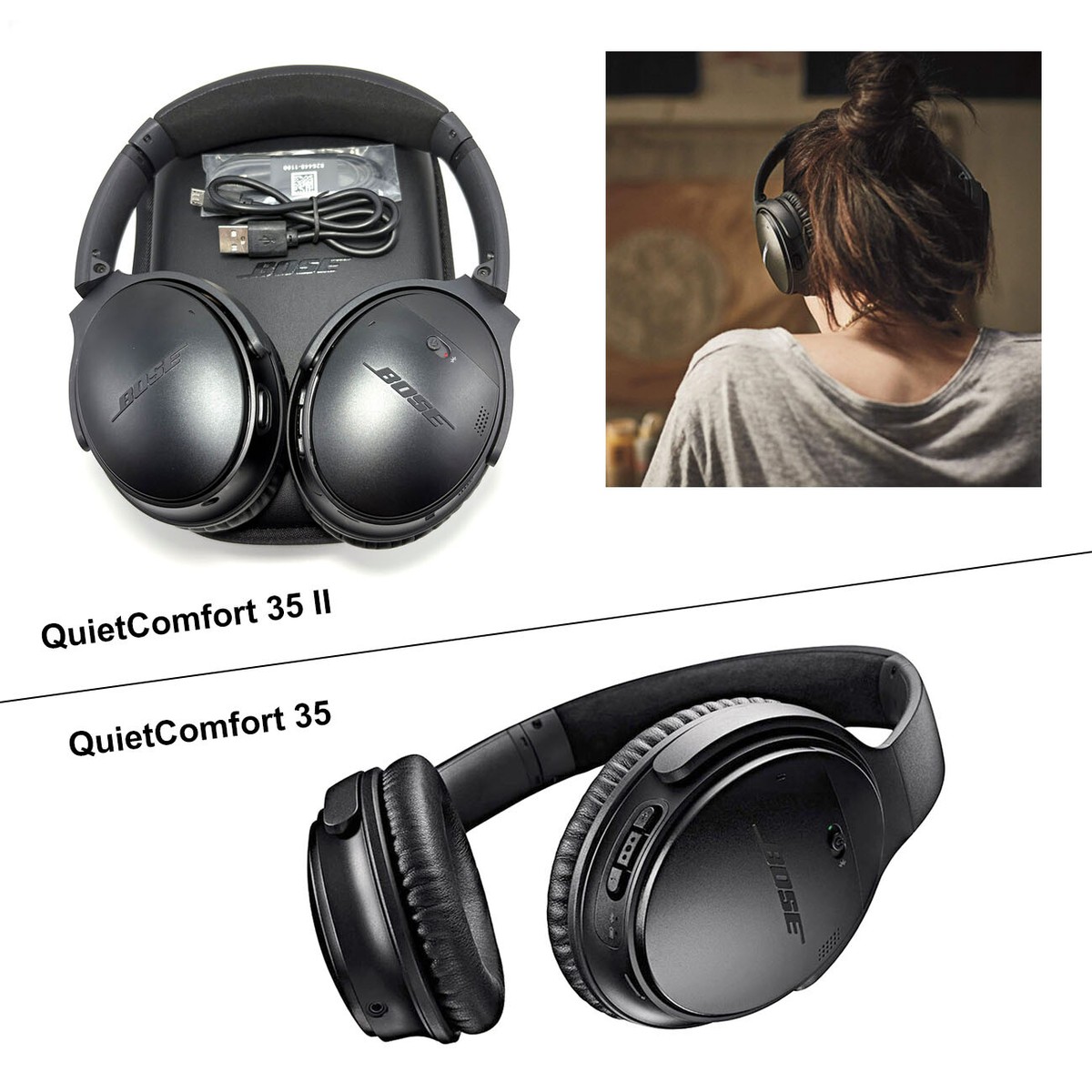 Qc35 Bose Qe35 Bose QuietComfort 35 (QC35) Wireless Headphones