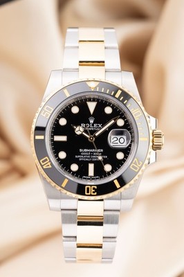 Rolex  Submariner Date Automatik Stahl/Gold 40mm 116613LN Original Papiere + B