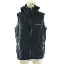 Montbell Hooded Zip-Up Vest Women's S Navy Nylon Outdoor