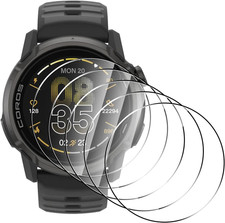 5 Pack Tempered Glass for COROS APEX 4 46Mm Screen Protector,9H Hardness,Ultra R