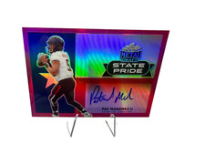 Patrick Mahomes II 2017 Leaf Metal Draft State Pride Pink Auto /15 #SP-PM1