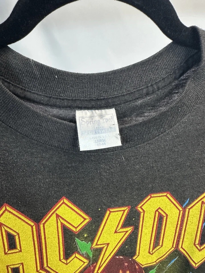 Camisa Vintage ACDC 1988 World Tour - Imagem 3 de 4