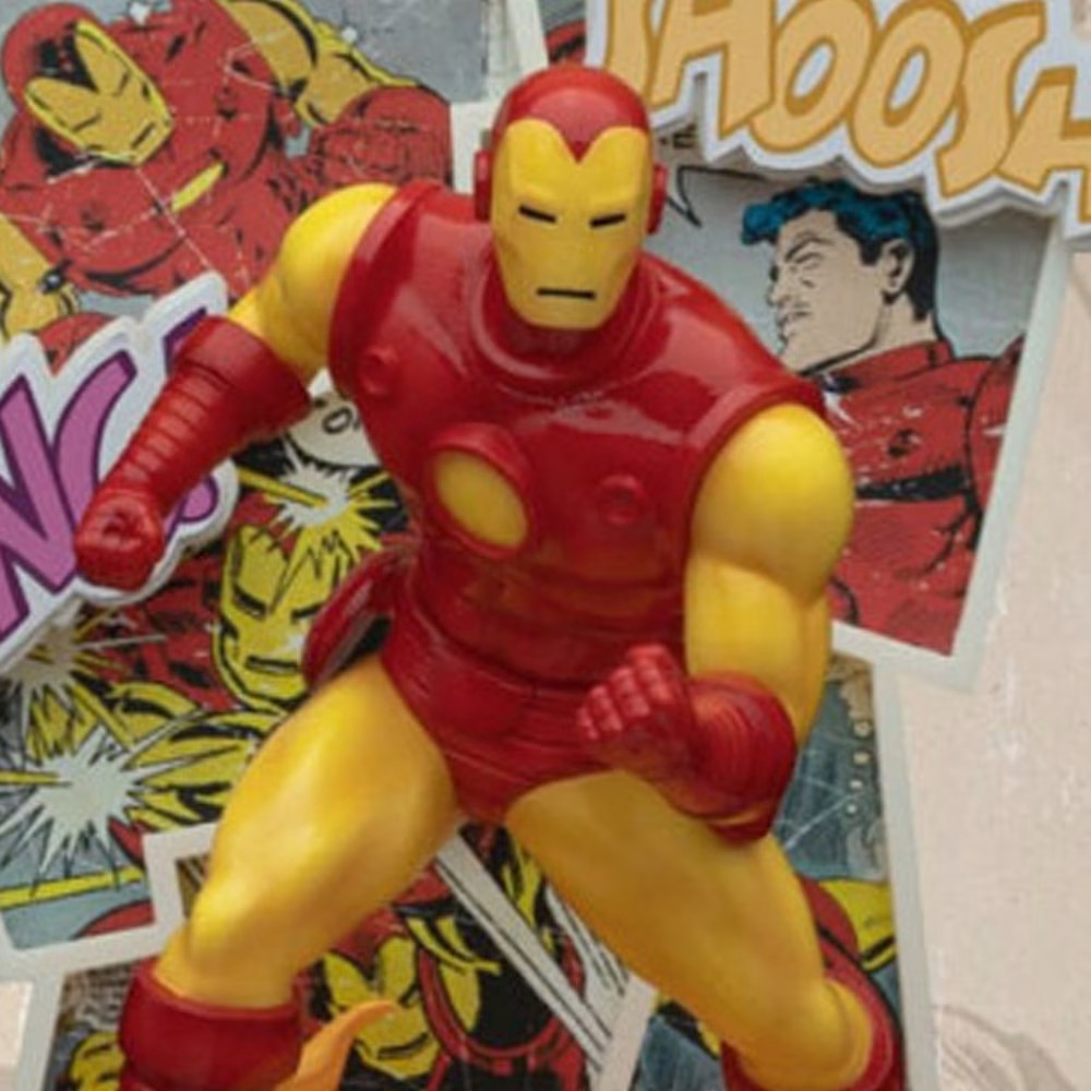 Figurine Iron Man Marvel Comics D-Stage 085, cadeau idéal pour fan d'Avengers