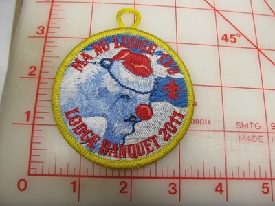 OA Lodge 133 MA NU collectible 2011 Lodge Banquet patch (yQ)