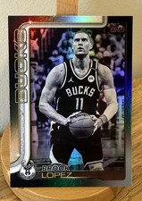 2025-26 Topps - Brook Lopez #58 Blackout - Milwaukee Bucks 