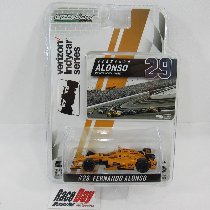 2017 Fernando Alonso Diecast 1:64 Indianapolis 500 #29 McLaren-Honda-Andretti