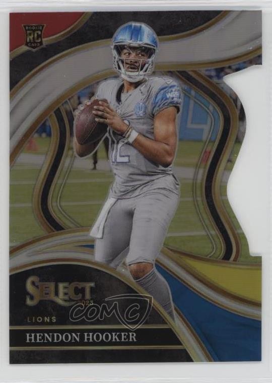 2023 Select Club Level Red & Yellow Prizm Die-Cut Hendon Hooker Rookie RC 0h6x