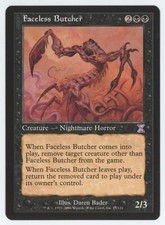 MTG Timeshifted Faceless Butcher #43 Special Rare