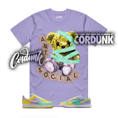 Dunk Easter Air Force 1 Emerald Yellow Hydrangeas Pink Foam Shirt Match ANTI